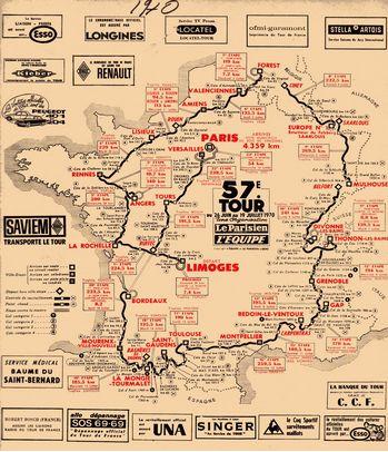 1970 Souvenier Map